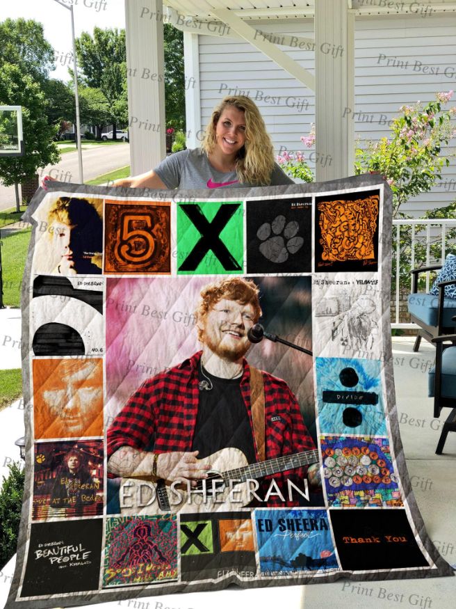 Ed Sheeran Albums Cover Poster Quilt Bedding Set
