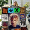 Ed Sheeran Lyrics Combined Quilt Bedding Set for Music Enthusiasts