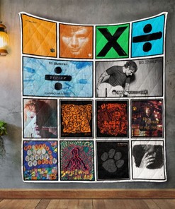 Ed Sheeran Quilt Bedding Set featuring Singer's Music and Lyrics