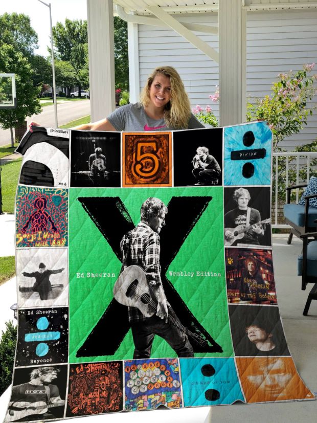 Ed Sheeran Wembley Edition Quilt Blanket - Perfect for Fans