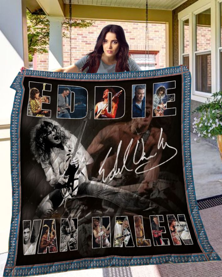 Eddie Van Halen Legend Rock Van Halen Quilt Bedding Set with Bed Set for Teens