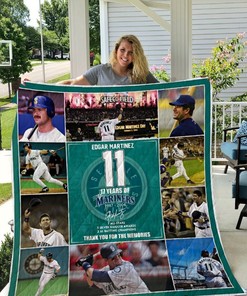 Edgar Martinez Seattle Mariners Quilt Bedding Set - Ideal For Sports Fans