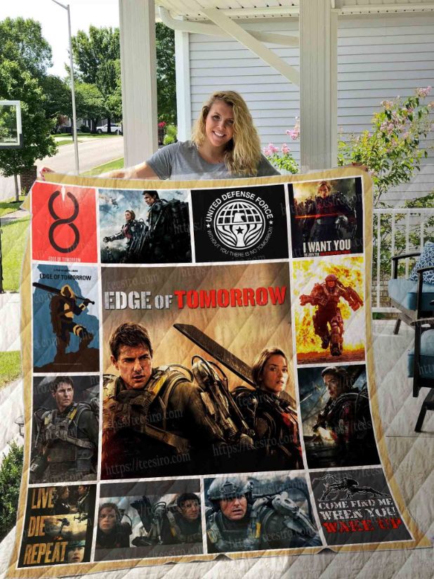 Edge Of Tomorrow Collection Quilt Blanket for Science Fiction Fans