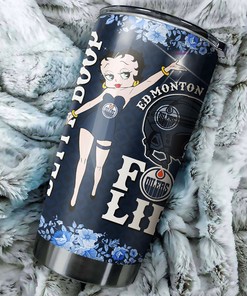 Edmonton Oilers NHL Tumbler - Betty Boop Design That Will Steal the Show