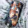 Edmonton Oilers NHL Tumbler - Strong Best Mom Ever Design Tumbler