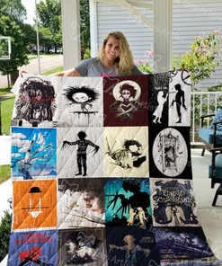 Edward Scissorhands Bootleg Quilt Blanket - Perfect for Movie Lovers