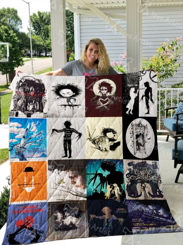 Edward Scissorhands Bootleg Quilt Blanket - Perfect for Movie Lovers