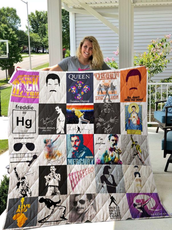 Eeeeeo Live Aid for Fans Freddie Mercury Quilt Bedding Set