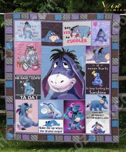 Eeyore Quilt Blanket - Perfect for Fans of the Classic Disney Character