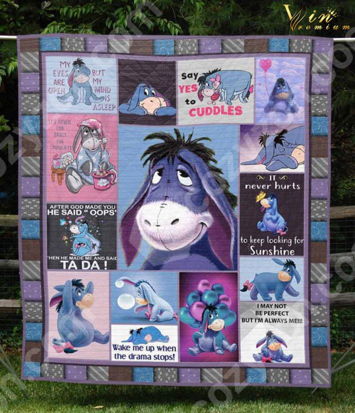Eeyore Quilt Blanket - Perfect for Fans of the Classic Disney Character