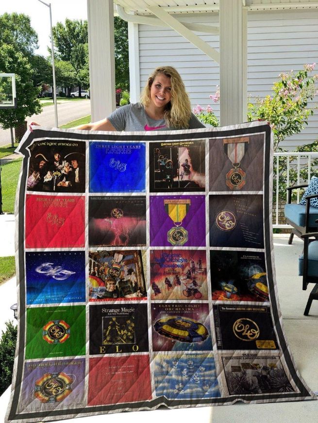 Electric Light Orchestra Albums Editor Quilt Blanket Gift For Fans