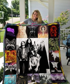 Electric Wizard Albums Co Poster Quilt Blanket, Must-Have for Doom Metal Lovers