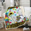Elephant Autism You Are My Sunshine Quilt Blanket for Families with Special Needs