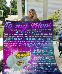 Elephant Fleece Blanket – Show Your Love and Gratitude to Your Mom