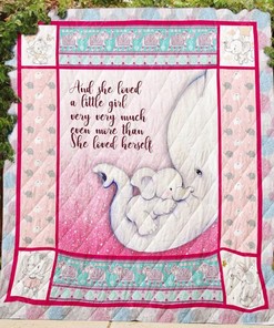 Elephant Personalized Quilt Blanket - Lovely Gifts for Animal Lovers
