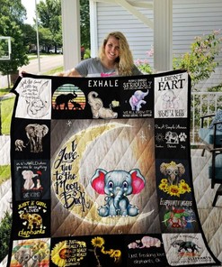 Elephants Quilt - Bring the Majestic Elephant to Your Bedroom with this Quilt Bedding Set