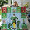 Elf Christmas Let's Get Elfed Up Quilt Bedding Set