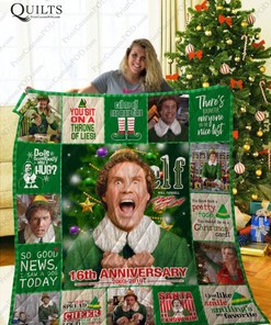 Elf Christmas T-Shirt Quilt Bedding Set DUP