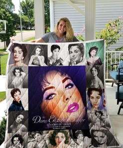 Elizabeth Taylor Collection Quilt Bedding Set for Fans