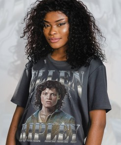 Ellen Ripley Alien Shirt - Ellen Ripley Sigourney Weaver Retro 90s design, perfect for Movie Fans