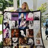 Ellie Goulding Quilt Blanket for Pop Music Fans