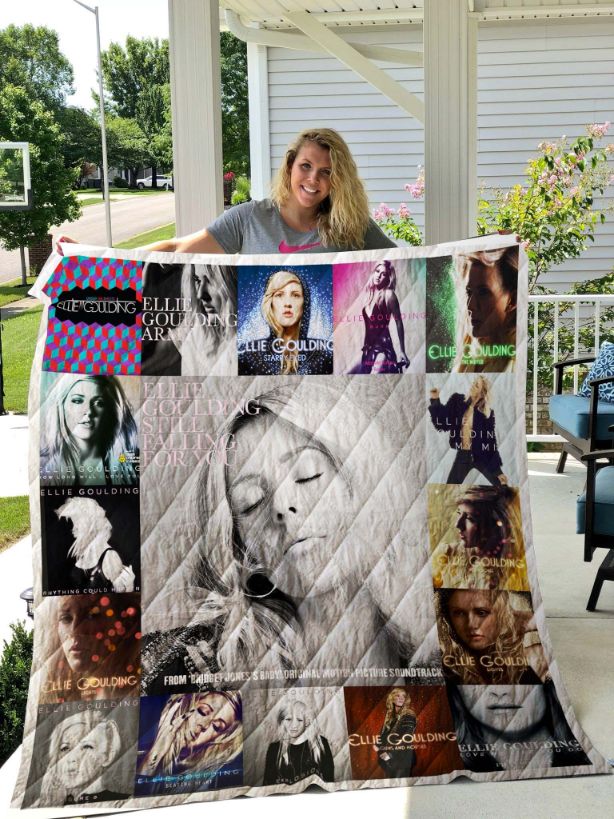 Ellie Goulding Still Falling for You Collectors Quilt Blanket with Keywords