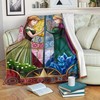 Elsa Princess Stain Glasses Style Quilt Bedding Set for Girls
