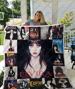 Elvira Mistress Of The Dark Quilt Blanket For Fans New DUP for Horror Film Lovers