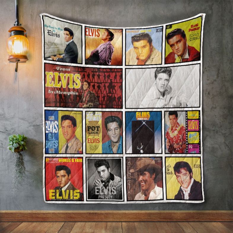 Elvis Presley From Elvis In Memphis Album Quilt Bedding Set for Fans