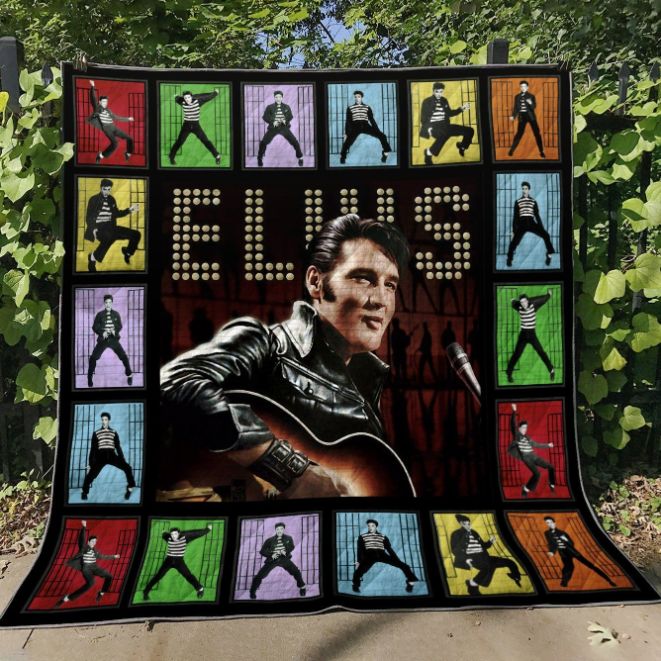 Elvis Presley Inspired Collection Quilt Bedding Set - Perfect for Any Fan