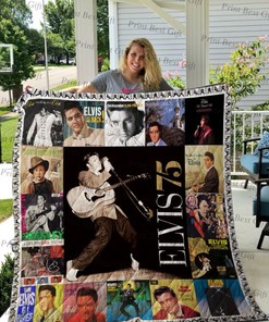 Elvis Presley Poster Quilt Blanket - A Nostalgic Homage to the King of Rock and Roll