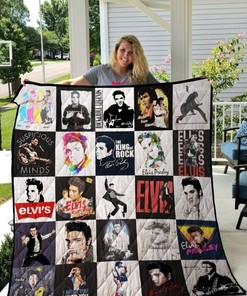 Elvis Presley Quilt Blanket Th1406 - Best Gift for Elvis Fans