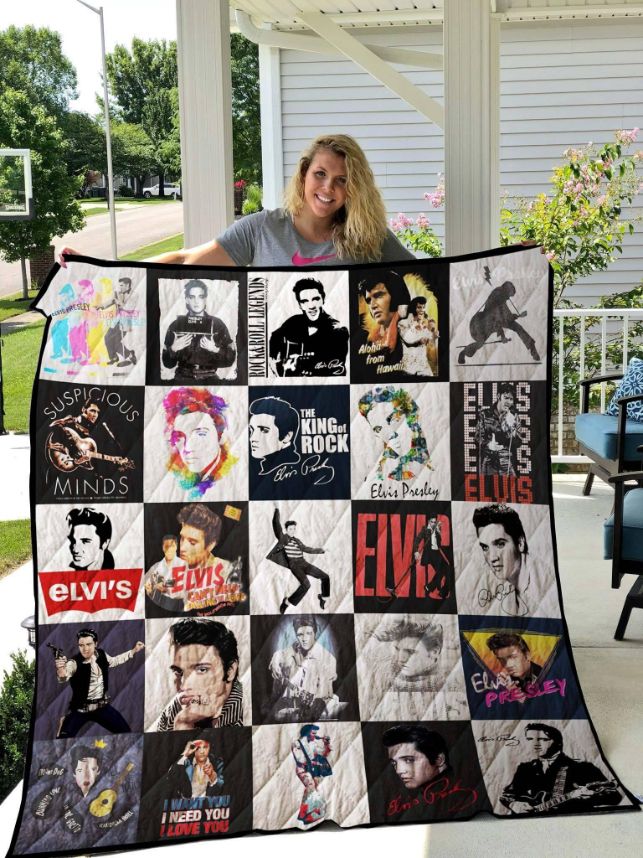 Elvis Presley Quilt Blanket Th1406 - Best Gift for Elvis Fans