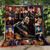 Elvis Presley Vintage Music Quote Quilt Bedding Set for Fans