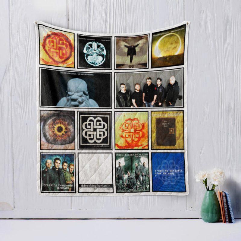Embrace The Music With Breaking Benjamin Blanket