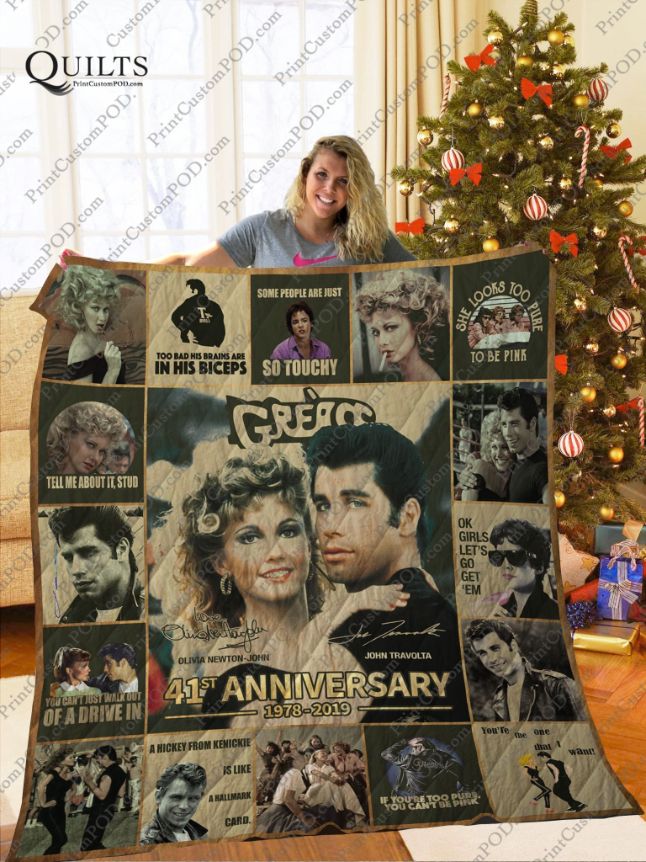 Embrace Your Inner Greaser With Grease 41st Anni Quotes Collection Quilt Blanket