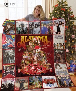 Emi Alabama Christmas Tree Design Quilt Bedding Set