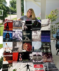 Eminem Albums Collection Quilt Blanket For Kids - Get Your Kids Excited About Eminem's Best Quilt Blanket Collection