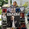 Eminem Poster Quilt Bedding Set for Rap Music Fans