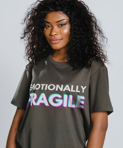 Emotionally Fragile? Humorous Sarcastic Women's Movie Shirt