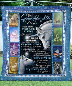 Enchanting Unicorn Quilt Bedding Set for Granddaughter