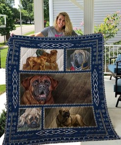 English Mastiff Quilt Blanket - Dog Lover's Dream Bedding