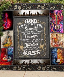 Enjoy The Serenity of This Guitar-Themed Quilt Blanket