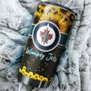 Enjoy Your Favorite Drinks in Style with This Beautiful Sunflower Jets NHL Tumbler