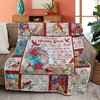Enjoy the Old Rugged Cross with this Cardinal Quilt Blanket - Perfect Gift