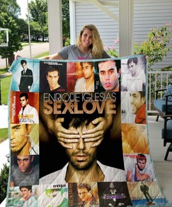 Enrique Iglesias Albums For Fans Quilt Blanket