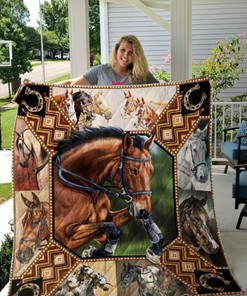 Equine Artistic Expression Quilt Bedding Set