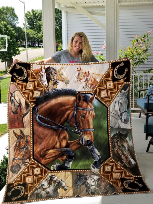 Equine Artistic Expression Quilt Bedding Set