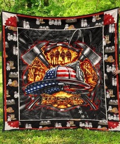 Equipment Firefighter Quilt Blanket - Your New Favorite Bed Cover