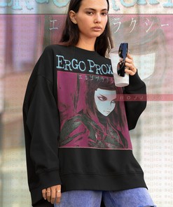 Ergo Proxy Sweatshirt, Vintage RE-I Mayer T-shirt, Anime Otaku Merch Gift for Fans